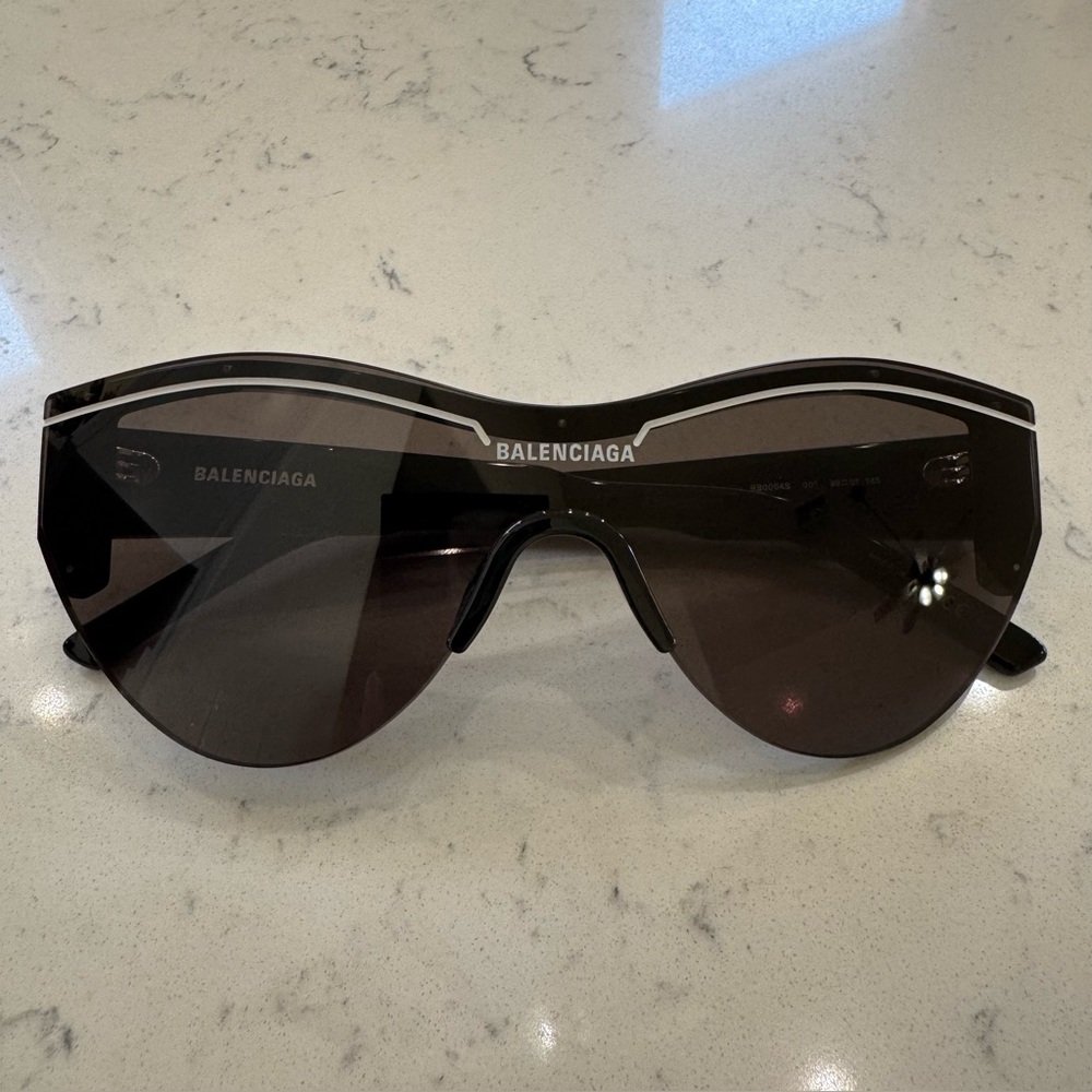 Balenciaga rimless sunglasses